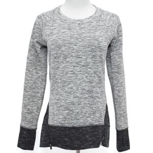 Athleta Cityscape Long Sleeve Shirt w/Zipper Detail XS
